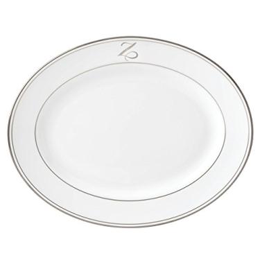 Imagem de Lenox Prato de jantar com monograma de platina da Federal, Z