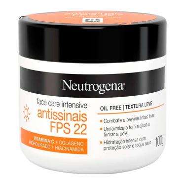 Imagem de Creme Facial Neutrogena Intensive Antissinais FPS22 100g