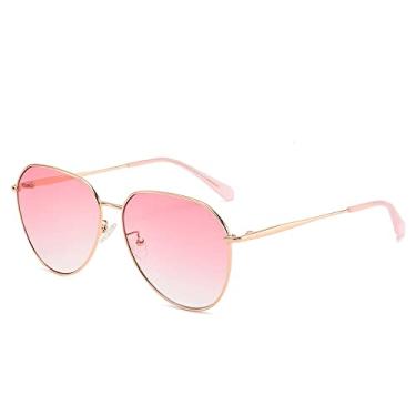 Imagem de Metal Pilot Polarized Sunglasses For Wome Men Sun Glasses Coating Lens UV400 Driving Shades Eyewear,Pink,china