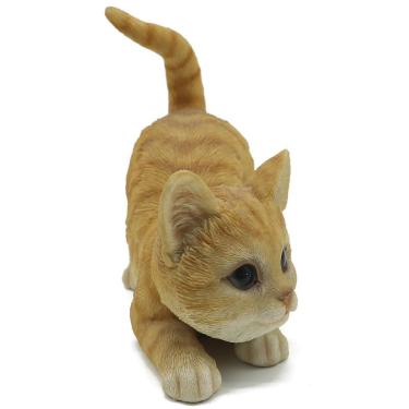 Imagem de Gato Amarelo 19cm Just Home Collection