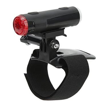 Imagem de Farol de bicicleta, luz de capacete, carregamento USB, 5 modos pequenos para caminhadas e camping