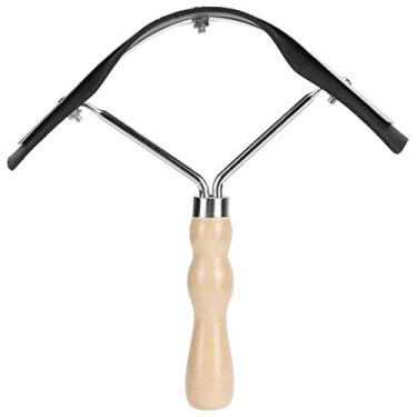 Imagem de AUHX Ferramenta de cavalo, material agrícola ergonômico 2 em 1, raspador de suor, resistência a altas temperaturas para cavalos