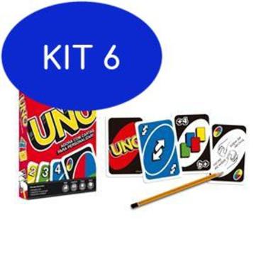 Imagem de Kit 6 Jogo de Cartas UNO - Copag