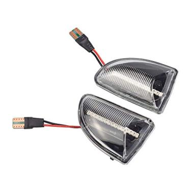 Imagem de 1 par de luzes LED dinâmico marcador lateral indicador de luzes de seta para Mercedes-BENZ Smart Smart Fortwo W451 Coupe/Cabrio # A4519067700 (claro)
