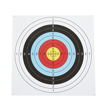 Imagem de Papel para alvo de tiro com arco, 30 peças Papel para alvo de tiro com arco recurvo composto de polia arco anel completo papéis de tiro para alvo de tiro