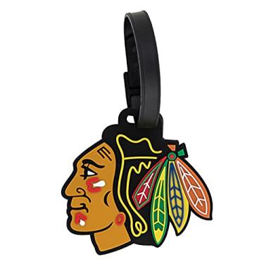 Imagem de Bolsa com etiqueta de bagagem Chicago Blackhawks Team NHL National Hockey League (etiqueta de bagagem PVC)