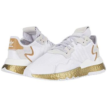 Imagem de adidas Nite Jogger W Footwear White/Periwinkle/Gold Metallic 8.5 B (M)