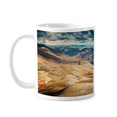 Imagem de Caneca Montanhas Deserto Outdoor Cloud Sky Cerâmica Café Porcelana Utensílios de Mesa