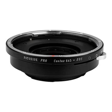 Imagem de Adaptador de montagem de lente Fotodiox Pro IRIS compatível com lentes Contax 645 para câmeras Canon EOS EF/EF-S