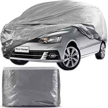 Imagem de Capa Para Cobrir Carro Forro Impermeável Volkswagen Voyage Tamanho P