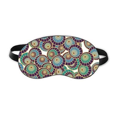 Imagem de Blue Art Umbrella Ukiyo-e Japan Sleep Eye Shield Soft Night Blinfold Shade Cover