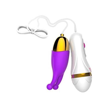 Imagem de Vibrador Ovo 12 Velocidades Feminino Clitóris Ponto G Estimulador Erótico Zatla Shop (Roxo)