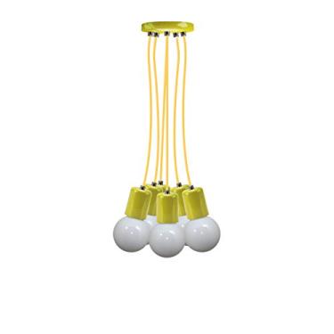 Imagem de Pendente Uno Colors Multi, Cromalux, 301224, 150 W, Amarelo/Amarelo