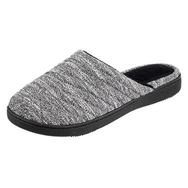 Imagem de ISOTONER Women s Space Knit Andrea Clog Slippers, Black, X-Large/ 9.5-10 Standard Width US