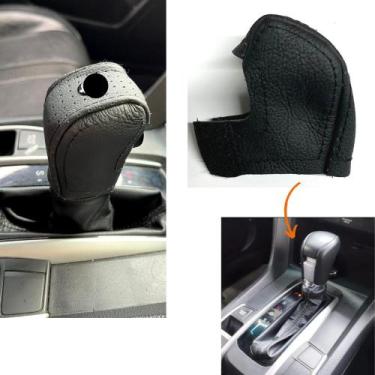Imagem de Capa Couro Manopla Alavanca Câmbio Automático Honda Civic G10 2017 201