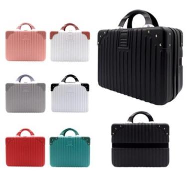 Imagem de Kit 2 Maleta Frasqueira Viagem de Mão Abs Reforçada - Kingleen, Preto