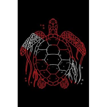 Imagem de Sea Turtle Dive Flag Scuba Diving Lovers Ocean Turtles: Snorkeling Gear Scuba Diving Gifts Fishing | Dot Grid Journal, Notebook or Organizer | Notes, ... book, Scheduler, Task Checklist | 6x9 Inches