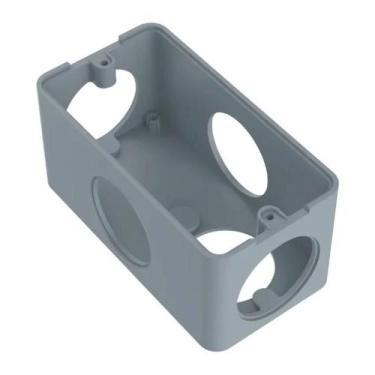 Imagem de Caixa Condulete PVC 5 Entradas Konextop 1/2'' - 3/4'' Cinza