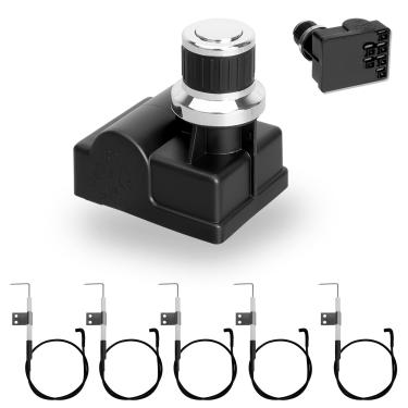 Imagem de BMMXBI Peças de reposição de ignição de 6 saídas para peças Home Depot Nexgrill 720-0830H 720-0830X 720-0888N, kit de substituição de ignição de grelha para peças de substituição de ignição Nexgrill