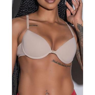 Imagem de Sutiã nadador em microfibra 159 - Amoo Lut, Marrom, GG