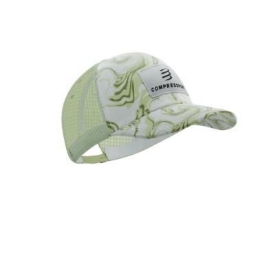Imagem de Boné Trucker 6P Cap Branco/Camuflado - Compressport