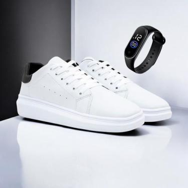 Imagem de Kit Tênis Elegante Estilo Casual Masculino Oversized Sneaker - Hs, Cas