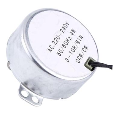 Imagem de Motor Síncrono, No Sentido Horário/anti-horário, AC 220-240V, 4W, 1RPM, Torque Grande, Baixo Ruído, Ventilador Elétrico, Aquecedor, Prateleira de Exibição, Ar Condicionado,