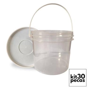 Imagem de Balde P Gelo De 2.2L Transp C Tampa Lacre 30Pçs