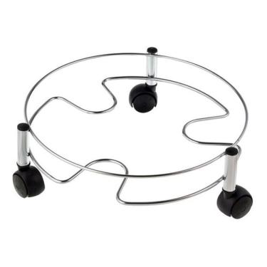 Imagem de Suporte De Botijão Resistente - Metal Cromado - Arthi