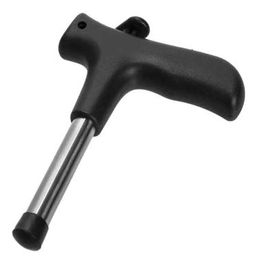 Imagem de Abridor De Coco Com Furador Inox Manual Fura Tudo Multiuso Bar Barraca