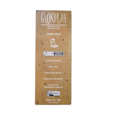 Imagem de Chocolate Dark Milk 55% Cacau Açúcar Demerara Orgânico