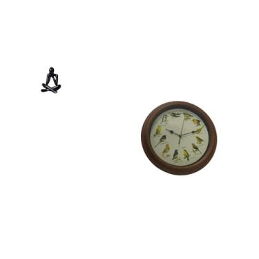 Imagem de Fenteer Escultura Moderna Abstrata de Canto de Pássaros, Estatueta Elegante Colecionável para Sala de Estar, Sala de Jantar, Estante, Decoração de Casa, Ornam