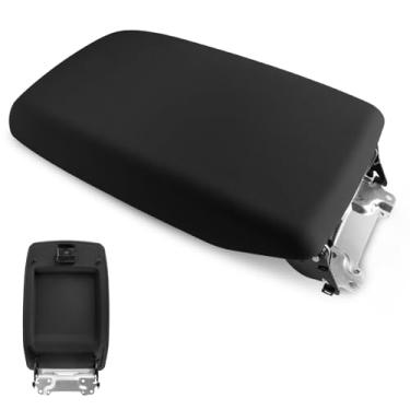 Imagem de Conjunto de apoio de braço da tampa do console central com suporte adequado para Toyota Highlander 2008 2009 2010 2011 2012 2013 substituição, substitui 58905-0E040-C0 tampa da caixa de descanso de