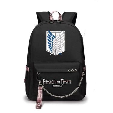 Imagem de Mochila Anime School Attack on Titan para crianças
