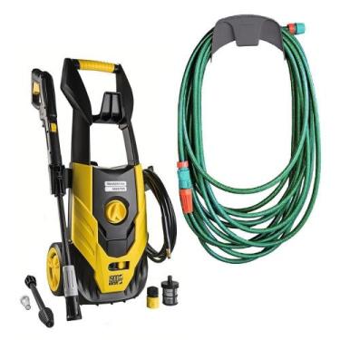 Imagem de Lavadora Lava Jato Alta Pressão 1800w 110V + Mangueira Verde Pvc 25m C