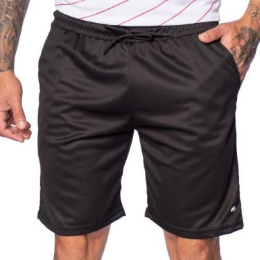 Imagem de Bermuda Masculina Ninety Eight Dry Fit Preta, Preto, P