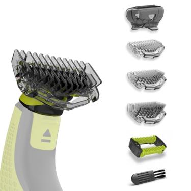 Imagem de KIONCARE Kit de proteção, pentes guia de 1/3/5 mm e tampa protetora para cabos Philips Norelco OneBlade