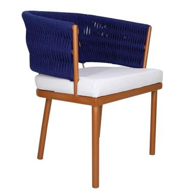 Imagem de Poltrona Califórnia Em Corda Náutica, Alumínio Bronze