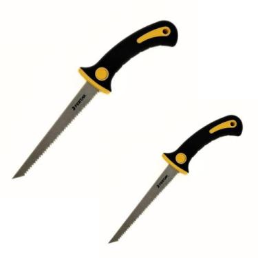 Imagem de Kit-2 Serrotes para Drywall E Gesso De Ponta Profissional de 6" Polega