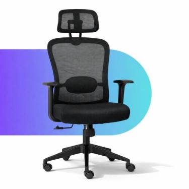 Imagem de Cadeira de Escritório Presidente Ergonômica Moob Tokyo Preto