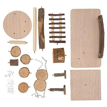 Imagem de Hamster plataforma Applewood Pet Living System ambientalmente amigável e durável para animais de estimação pequenos