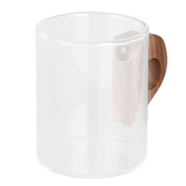 Imagem de Xícara de café de vidro, xícara de café forte, durável, confiável, prático, processamento fino para casa, restaurante e viagem (#2)