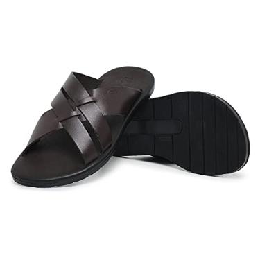 Imagem de SANDALIA MASCULINA CONFORTO FORRADA EM COURO 13467 LC MOURO (42, 13467 MOURO)