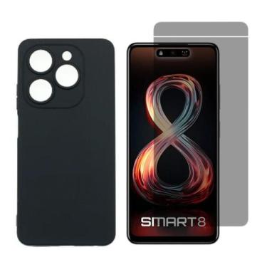 Imagem de Capa Case + Película Privativa Para Infinix Smart 8 / 8 Pro - Db