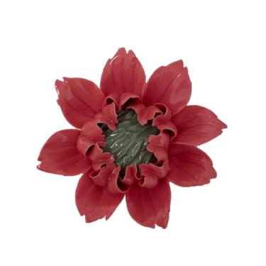 Imagem de Protea, arte de parede de flores de cerâmica de 7 cm, decoração de parede de flores artificiais 3D, escultura de parede feita à mão, decoração de parede de flor de porcelana para casa, corredor, sala