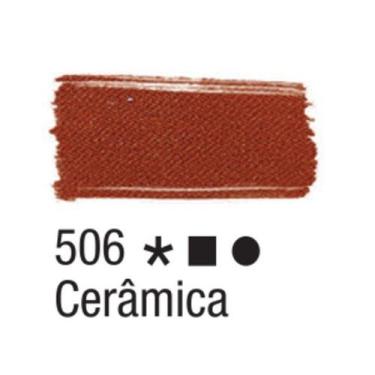 Imagem de Tinta Tecido Fosca 37ml Tons Escuros - Acrilex, 506 - CERâMICA