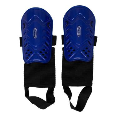 Imagem de 2X Caneleira Futebol Infantil F24 Com Tornozeleira