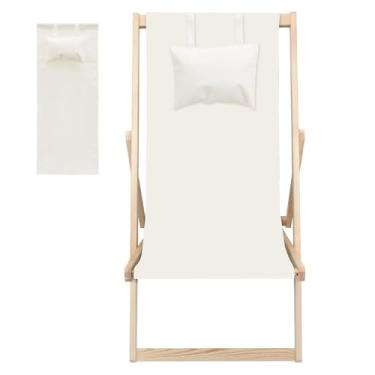 Imagem de LCZNXJJY Substituição de eslinga de cadeira de convés, 113 cm x 16,9 cm, lona para espreguiçadeiras, tecido dobrável para reparo de lounge, kits de substituição para banhos de sol, jardim, pátio