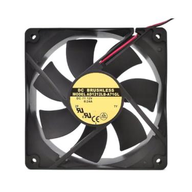 Imagem de Ventilador de resfriamento para ADDA AD1212LB-A71GL DC12V 0,24A 2 fios 4D Interface Novo