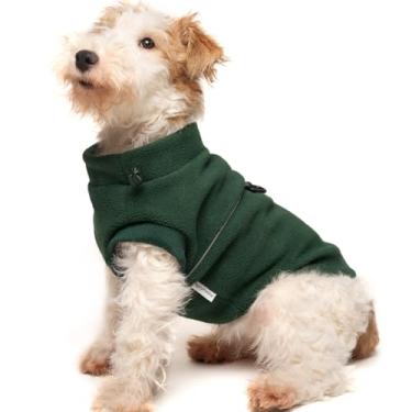 Imagem de Suéter de lã para filhotes, casaco quente de lã para cães com anel D, casaco de inverno para cães pequenos, roupas para cães pequenos, Chihuahua Yorkie, menino ou menina, verde PPP